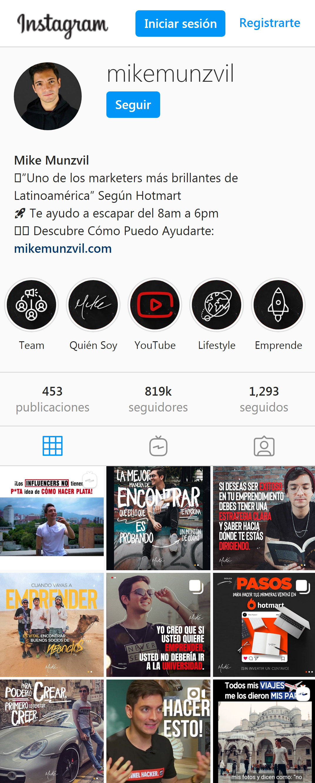 Instagram Mike Munzvil